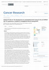 Research paper thumbnail of The development of a standardized Ki 67 assay for the ALTERNATE trial