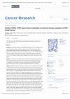 Research paper thumbnail of ESR1 gene fusions implicated in endocrine therapy resistance of ER breast cancer