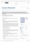 Research paper thumbnail of A phase 2 study of neoadjuvant goserelin and letrozole for premenopausal women