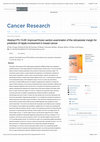 Research paper thumbnail of Improved frozen section examination of the retroareolar margin for prediction of nipple involvement in breast cancer