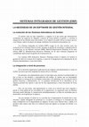 Research paper thumbnail of SISTEMAS INTEGRADOS DE GESTIÓN (ERP) LA NECESIDAD DE UN SOFTWARE DE GESTIÓN INTEGRAL La evolución de los Sistemas Informáticos de Gestión