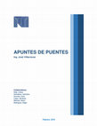 Research paper thumbnail of APUNTES DE PUENTES