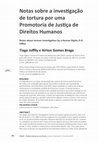 Research paper thumbnail of Notas sobre a investigação de tortura por uma Promotoria de Justiça de Direitos Humanos