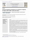 Research paper thumbnail of Asistencia psiquiátrica ambulatoria en la población inmigrante de Segovia (2001-2008): estudio descriptivo