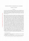 Research paper thumbnail of Nuovi studi in Francia su Cusano, in: «Bruniana & Campanelliana», XXIII/1 (2017), pp. 237-245