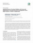 Research paper thumbnail of Appendicostomy in preschool children with anorectal malformation: successful early bowel management with a high frequency of minor complications