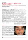 Research paper thumbnail of Prosthetic Rehabilitation of a Pediatric Patient with an Ocular Defect