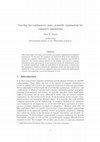 Research paper thumbnail of Varying the explanatory span: scientific explanation for computer simulations