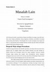 Research paper thumbnail of Masalah Lain " Expert Fraud Investigation " Reviewer by AgungWidiyarti