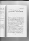 Research paper thumbnail of Australia's Fitful Engagements of India, in Ian Hall (ed.) The Engagement of India: Strategies and Responses (Georgetown University Press, 2014)