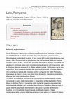 Research paper thumbnail of Leto, Pomponio in Dizionario di eretici, dissidenti e inquisitori nel mondo mediterraneo [ISBN 978-88-942416-0-0], marzo 2107