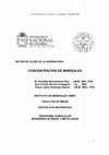 Research paper thumbnail of Concentración de minerales