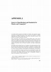 Research paper thumbnail of Appendix J: Sources of Specifications and Standards for Plastics and Composites