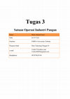 Research paper thumbnail of Tugas 3 Satuan Operasi Industri Pangan Modul 1 & 2.docx