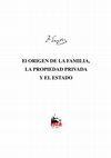 Research paper thumbnail of El ORIGEN DE LA FAMILIA, LA PROPIEDAD PRIVADA Y EL ESTADO