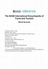 Research paper thumbnail of World Summit. In: The SAGE International Encyclopedia of Travel and Tourism