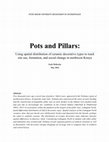 Research paper thumbnail of Pots and Pillars.docx