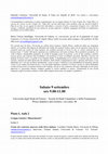 Research paper thumbnail of Contrasti amorosi dalle rime di Francesco Cei: tra reminiscenze angiolieresche e precoci echi bucolici