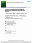 Research paper thumbnail of Validating Fin Ray Microchemistry as a Tool to Reconstruct the Migratory History of White Sturgeon