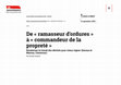 Research paper thumbnail of De "ramasseurs d'ordures" à "commandeurs de la propreté". Revaloriser le travail des déchets pour mieux régner (Garoua et Maroua, Cameroun)