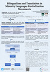 Research paper thumbnail of (Poster) Bilingualism and Translation in Minority Languages Revitalization Movements