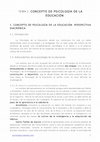 Research paper thumbnail of TEXTO CONCEPTO DE PSICOLOGIA DE LA EDUCACION