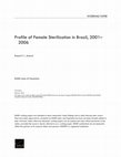 Research paper thumbnail of Profile of female sterilization in Brazil, 2001–2006