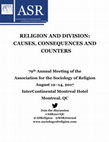 Research paper thumbnail of Exodus of Clergy: When the Fight is Just Not Worth It Anymore - The Role of Conflict in Responding to the Call (contains only the conference listing)