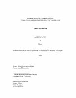 Research paper thumbnail of Representation and resistance: Female vocality in thirteenth-century France