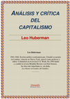 Research paper thumbnail of ANÁLISIS Y CRÍTICA DEL CAPITALISMO