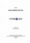 Research paper thumbnail of Diktat Manajemen Proyek(1).pdf