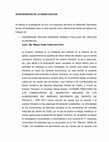 Research paper thumbnail of ANTECEDENTES DE LA INVESTIGACION