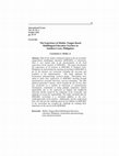 Research paper thumbnail of The Experience of Mother Tongue-Based Multilingual Education Teachers in Southern Leyte, Philippines