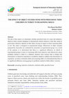 Research paper thumbnail of European Journal of Education Studies THE EFFECT OF OBJECT STUDIES DONE WITH PRESCHOOL TERM CHILDREN IN TURKEY TO REASONING SKILLS