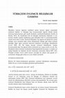 Research paper thumbnail of TÜRKÇEDE EYLEMCİL BİLEŞİKLER ÜZERİNE