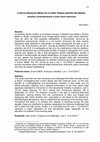 Research paper thumbnail of A ESCOLARIZAÇÃO MÉDIA DA CLASSE TRABALHADORA NO BRASIL: desafios contemporâneos e suas raízes históricas