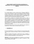 Research paper thumbnail of ENSAYO SOBRE EL INSTITUTO NACIONAL DE DEFENSA DE LA COMPETENCIA Y DE LA PROTECCIÓN DE LA PROPIEDAD INTELECTUAL- INDECOPI