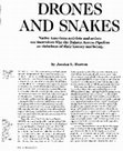 Research paper thumbnail of DRONES AND SNAKES