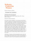 Research paper thumbnail of Women's Review of Books

Outside The Outsiders