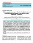 Research paper thumbnail of African Journal of Biotechnology A biocoagulant slow sand filtration for disinfection of Toxoplasma gondii oocysts from Mezam River in Bamenda, Cameroon