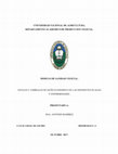 Research paper thumbnail of UNIVERSIDAD NACIONAL DE AGRICULTURA