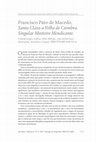 Research paper thumbnail of Recensão- Santa Clara a Velha de Coimbra Singular Mosteiro Mendicante.Francisco P. de Macedo