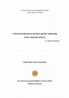 Research paper thumbnail of A Brief Introduction to the Date and the Authorship of the Atthasālinī (Part I