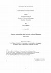 Research paper thumbnail of Race et nationalité dans le droit colonial français (1865-1955)