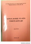 Research paper thumbnail of KEBAN, BASKİL VE AĞIN YÖRESİ AĞIZLARI