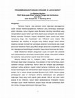 Research paper thumbnail of PANGAN ORGANIK JABAR.pdf