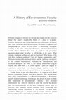 Research paper thumbnail of A History of Environmental Futurity: Special Issue Introduction