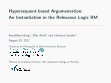 Research paper thumbnail of Hypersequent-based Argumentation: An Instantiation in the Relevance Logic RM @ TAFA 2017