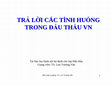 Research paper thumbnail of Tinhhuongtrongdauthau