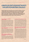 Research paper thumbnail of Objevování jedinečnosti Valdštejnského paláce - Interview Senát 2017/04